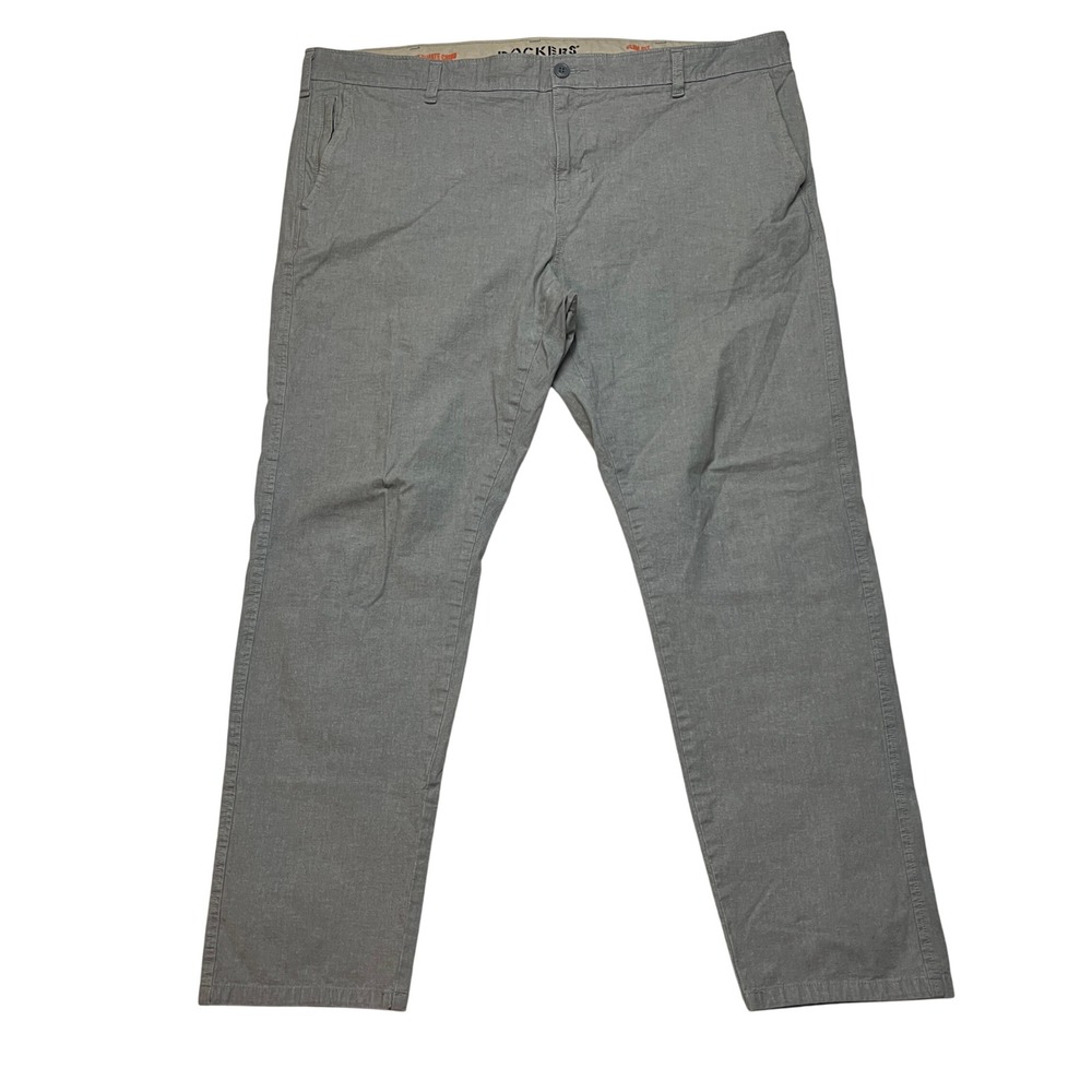 Dockers Pants Mens 42x32 Gray Ultimate Chino Slim Fit Smart 360 Flex 79488-0036